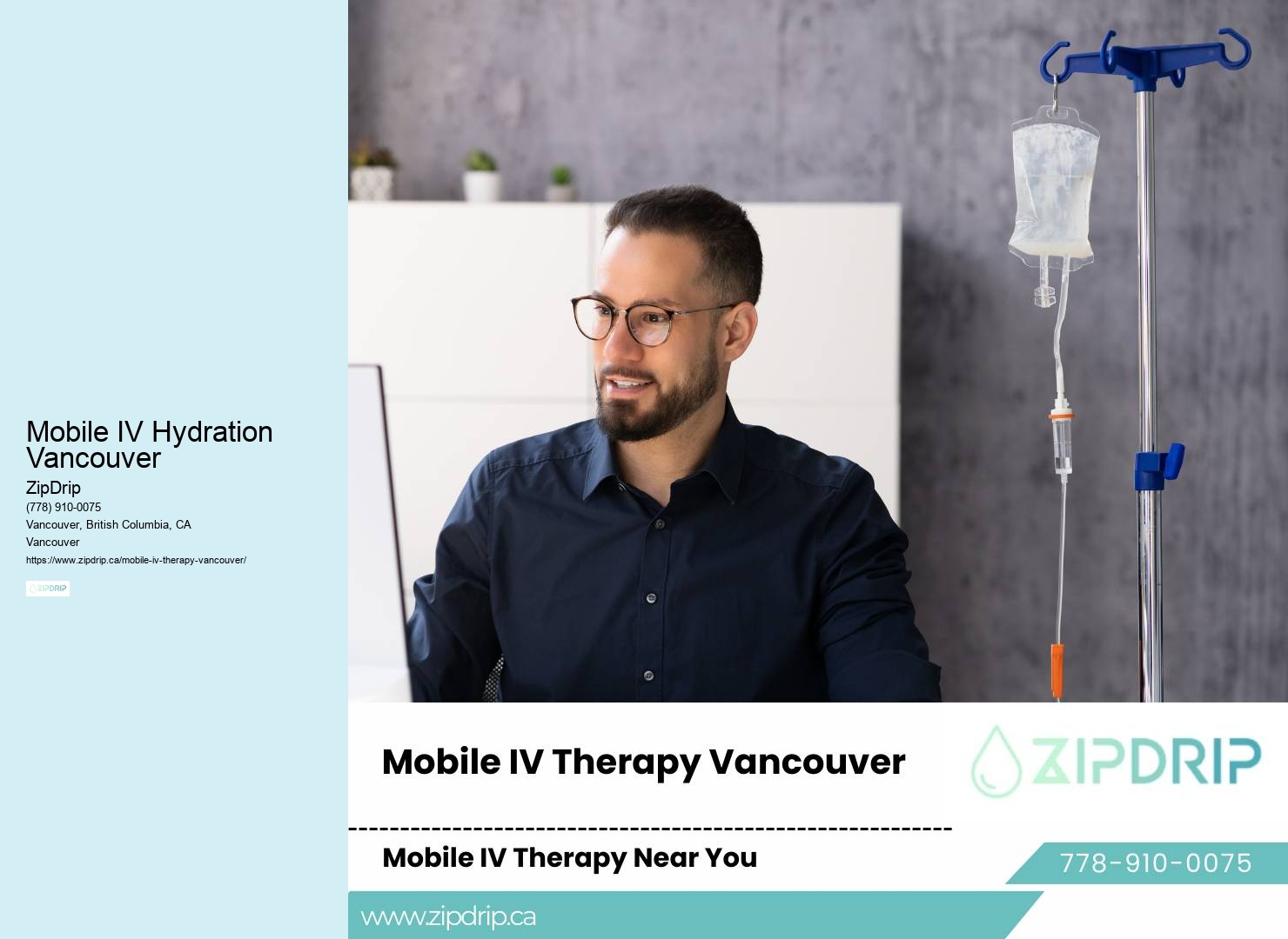 Mobile IV for chronic fatigue Mobile IV Hydration Vancouver