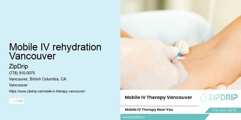 Mobile IV rehydration Vancouver