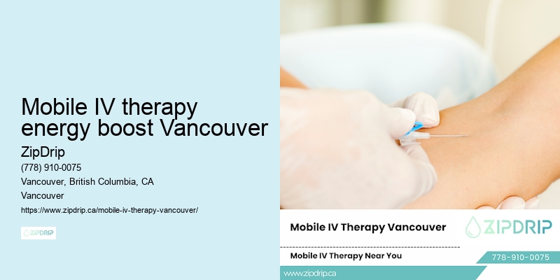 Mobile IV therapy energy boost Vancouver