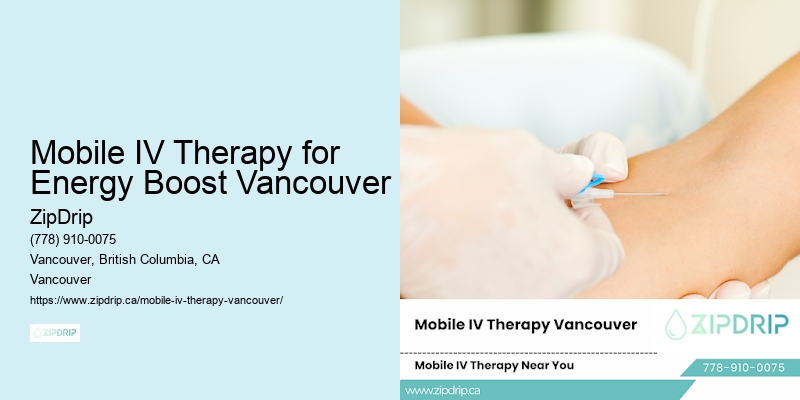 Mobile IV Therapy for Energy Boost Vancouver