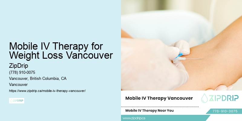 Mobile IV Therapy for Weight Loss Vancouver