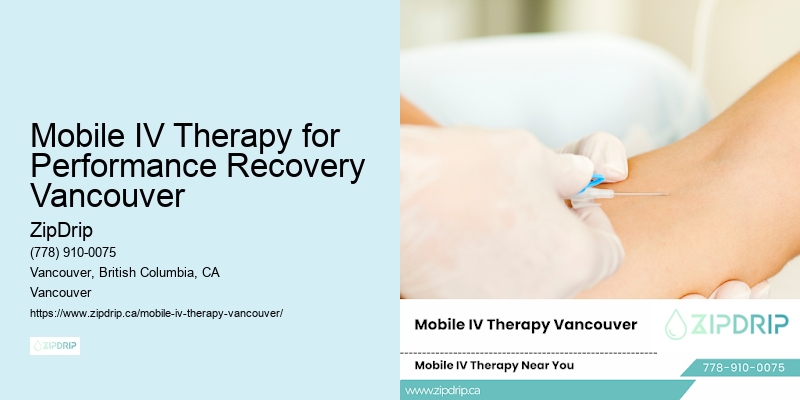 Mobile IV Therapy for Performance Recovery Vancouver