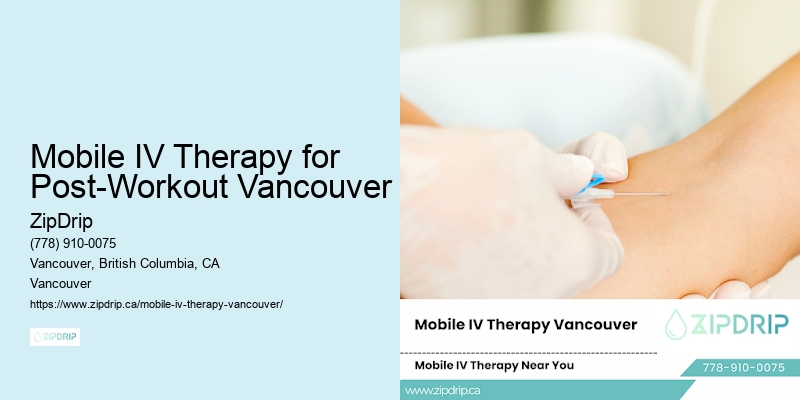 Mobile IV Therapy for Post-Workout Vancouver