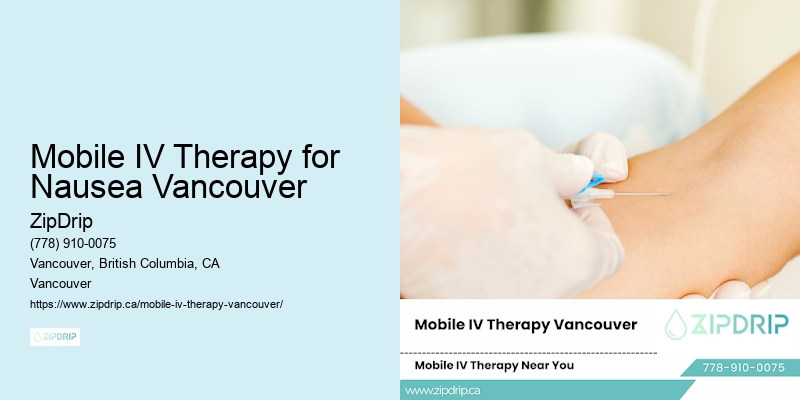 Mobile IV Therapy for Nausea Vancouver