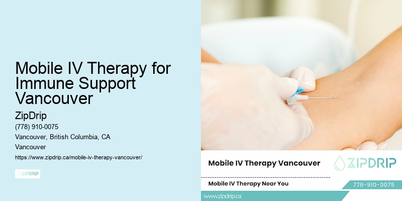 Mobile IV Therapy for Immune Support Vancouver