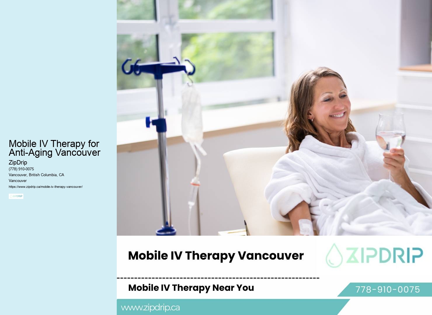 IV Therapy on the Go Mobile IV Therapy for Anti-Aging Vancouver