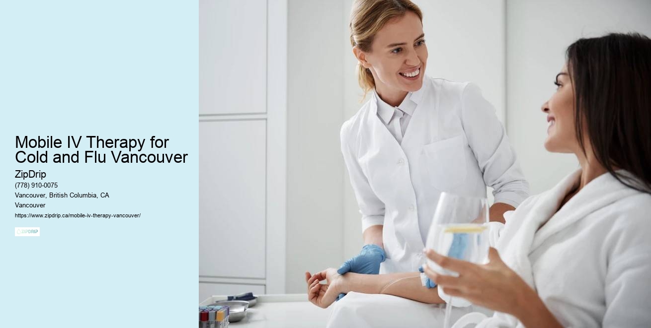 Mobile IV therapy services Mobile IV Therapy for Cold and Flu Vancouver BC