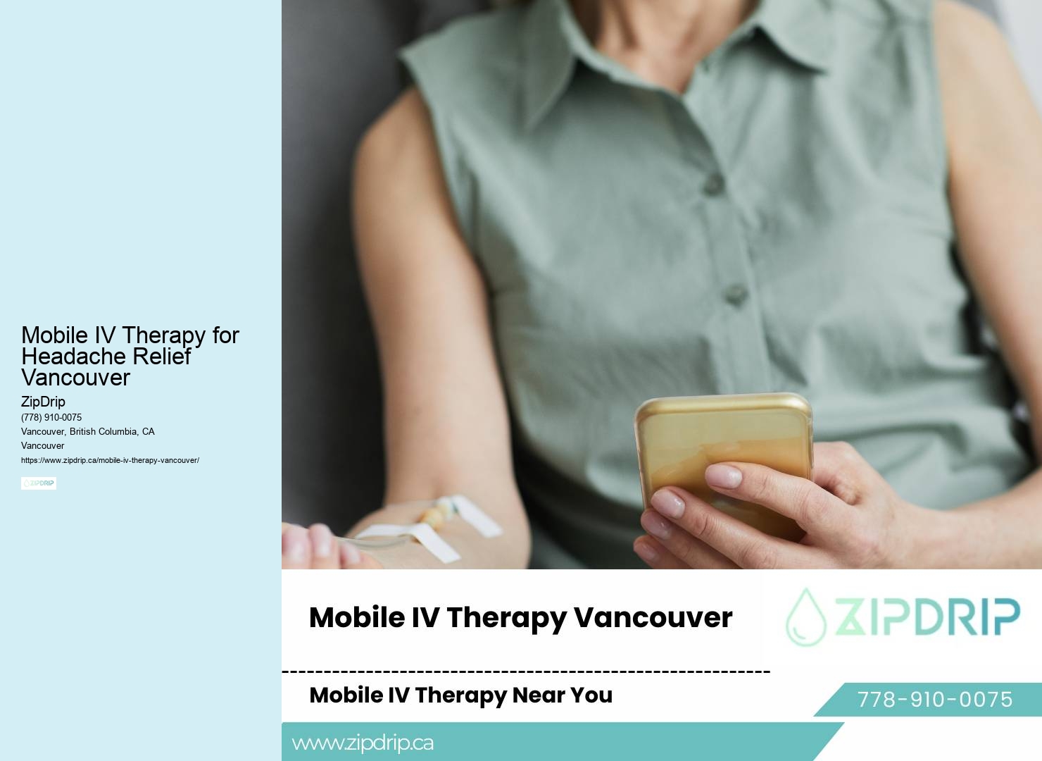 Mobile IV therapy for hangover Mobile IV Therapy for Headache Relief Vancouver