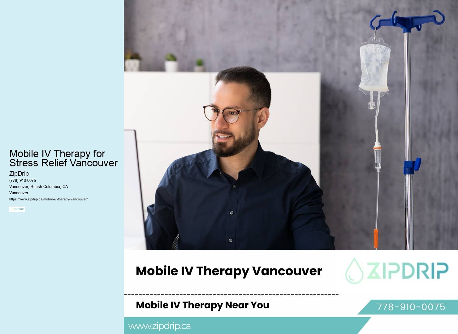 Mobile IV Therapy for Cold and Flu Mobile IV Therapy for Stress Relief Vancouver