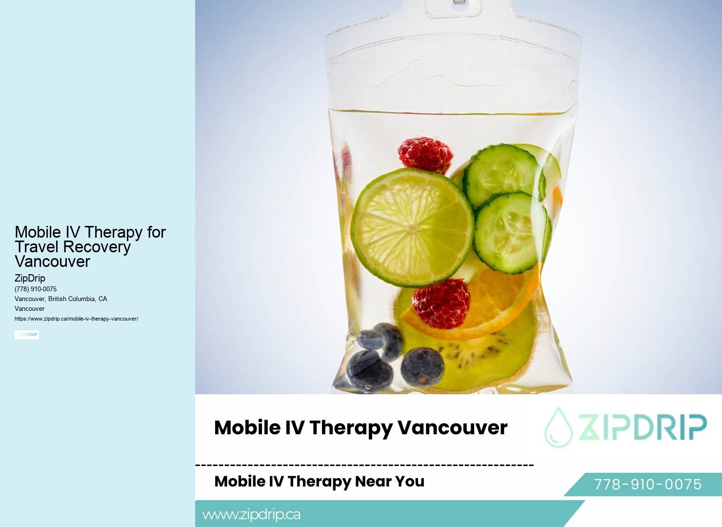 Home IV therapy for immune support Mobile IV Therapy for Travel Recovery Vancouver