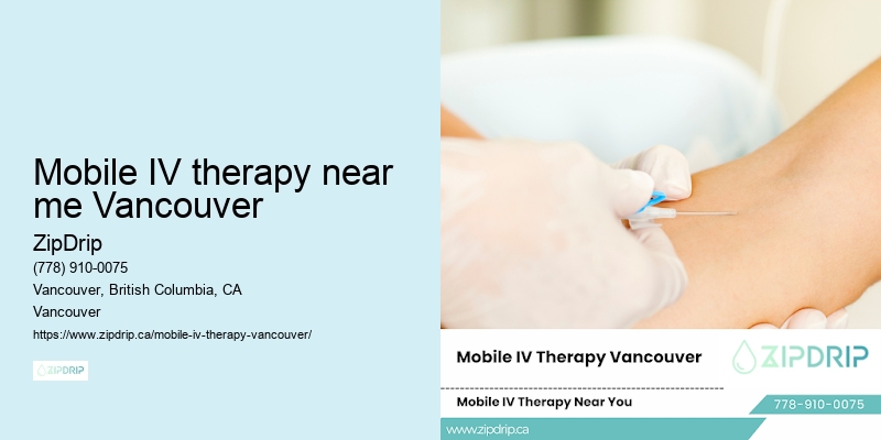 Mobile IV therapy near me Vancouver