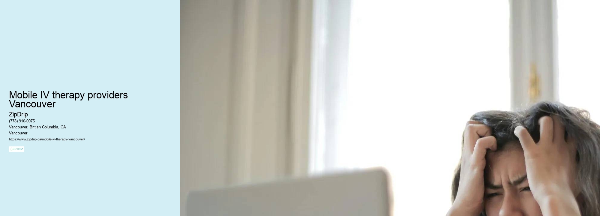 Mobile IV therapy service providers Mobile IV therapy providers Vancouver