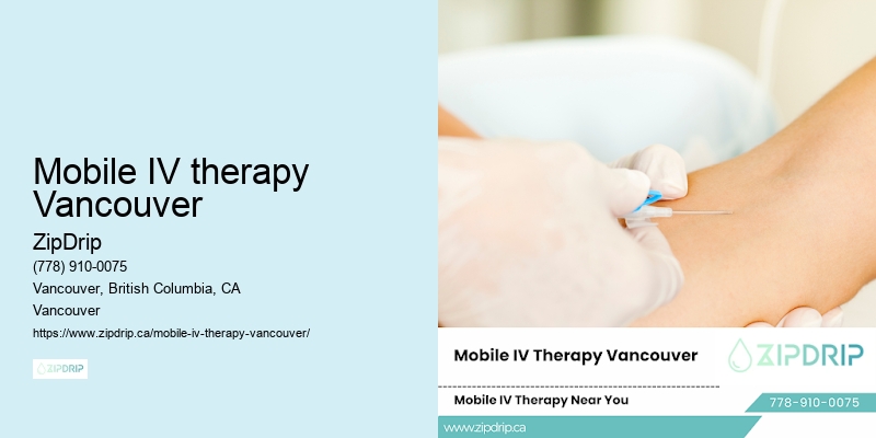 Mobile IV therapy Vancouver