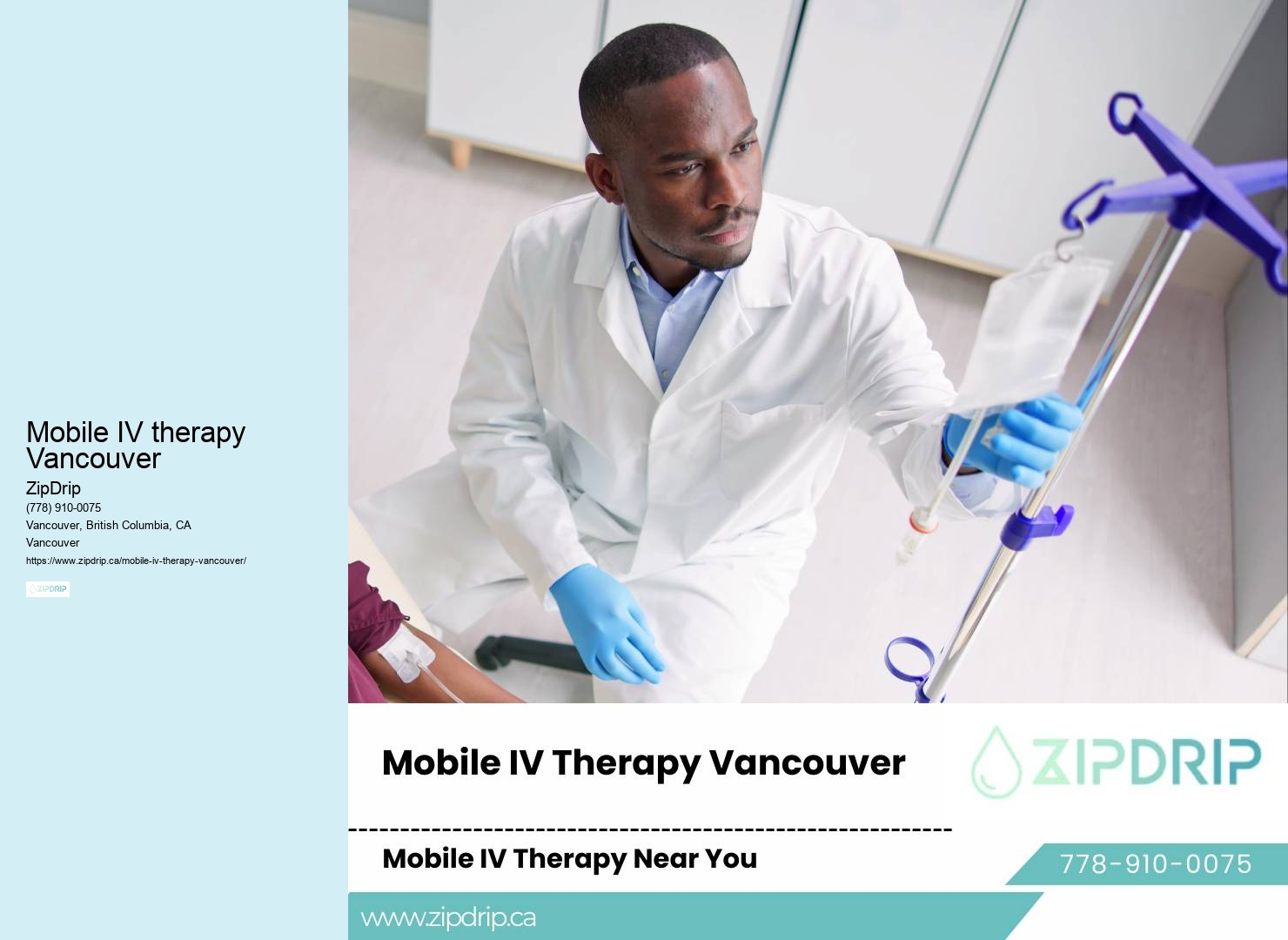 Mobile IV therapy Vancouver mobile IV therapy customer testimonials