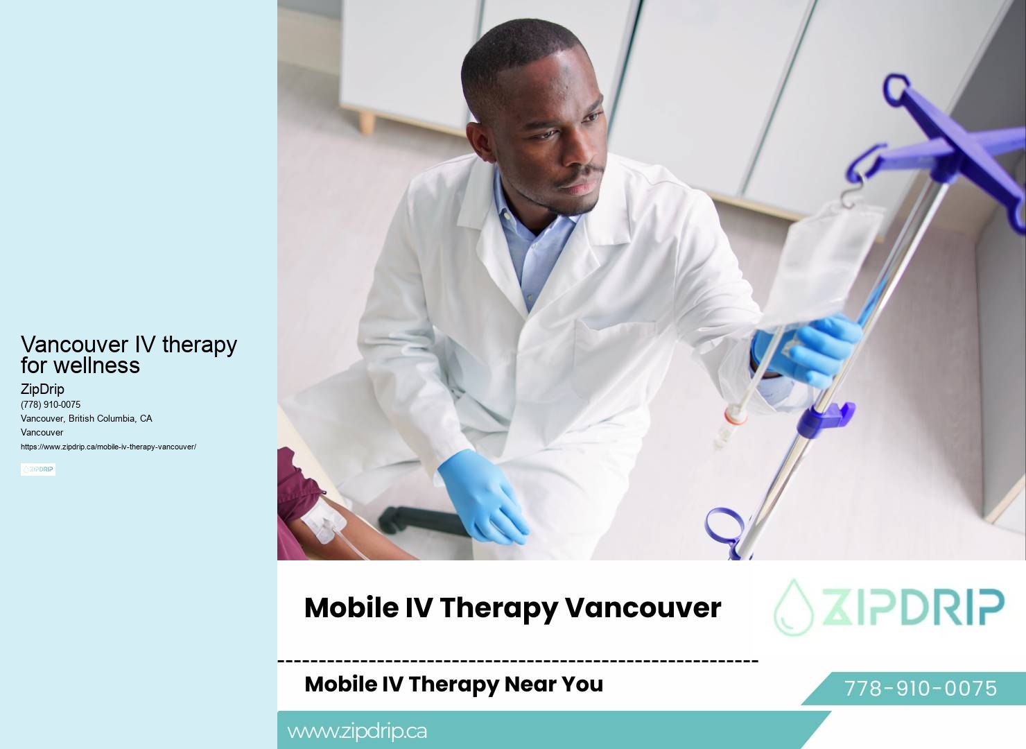 Vancouver IV therapy for wellness mobile IV therapy for immune support