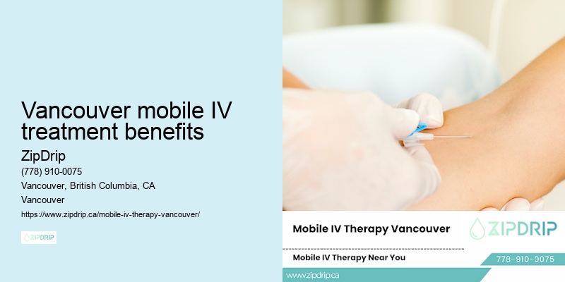 Vancouver mobile IV treatment benefits