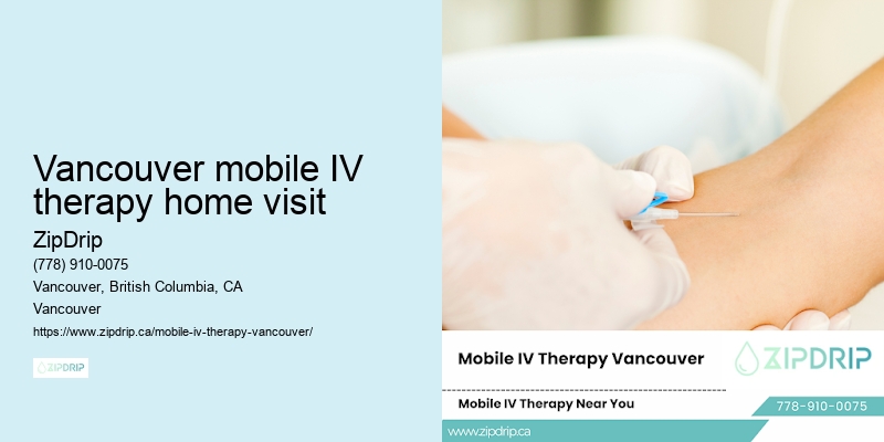Vancouver mobile IV therapy home visit