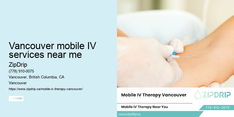Vancouver mobile IV services near me